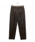 COMME des GARCONS HOMME（コムデギャルソン オム）の古着「モヘヤブレンドタックウールパンツ」｜ブラウン