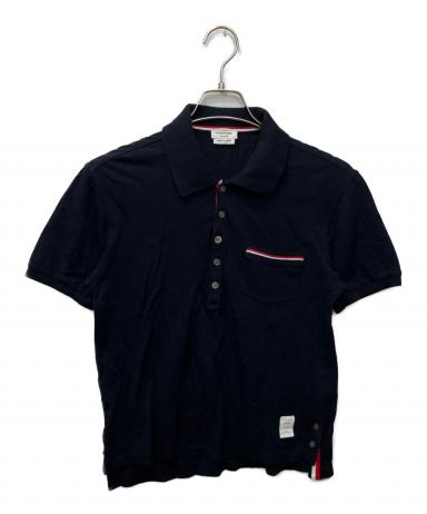 中古・古着通販】Thom Browne (トムブラウン) ポロシャツ ネイビー