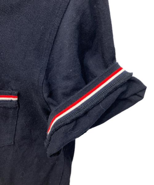 Thom Browne（トムブラウン）Thom Browne (トムブラウン) ポロシャツ ネイビー サイズ:Lの古着・服飾アイテム