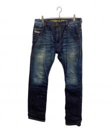 DIESEL（ディーゼル）の古着「KROOLEYジョグデニムパンツ」｜インディゴ