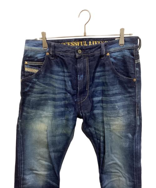 DIESEL（ディーゼル）DIESEL (ディーゼル) KROOLEYジョグデニムパンツ インディゴ サイズ:31×32の古着・服飾アイテム