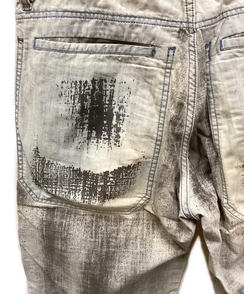 DIESEL（ディーゼル）DIESEL (ディーゼル) ステインプリントベイカーパンツ インディゴ サイズ:w30の古着・服飾アイテム