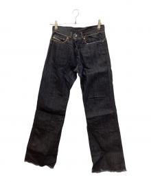 DIESEL（ディーゼル）の古着「RAVIX カットオフデザインデニムパンツ」｜インディゴ