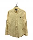 RALPH LAURENラルフローレン）の古着「ギンガムチェックシャツ」｜イエロー