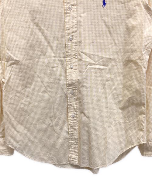 RALPH LAUREN（ラルフローレン）RALPH LAUREN (ラルフローレン) ギンガムチェックシャツ イエロー サイズ:Mの古着・服飾アイテム