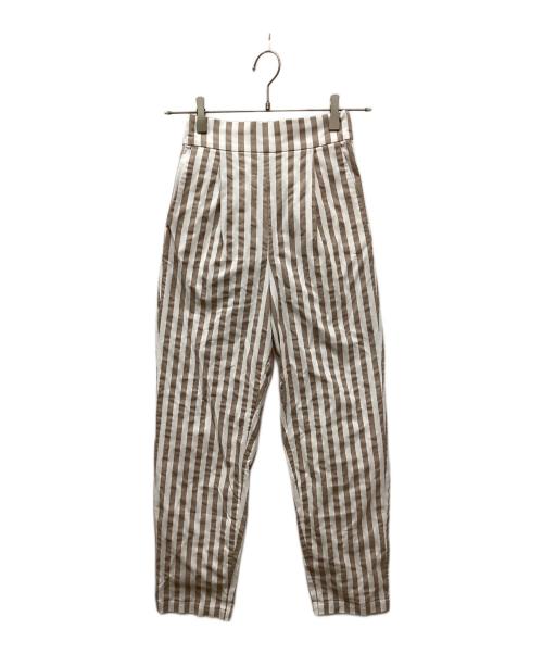 RHC Ron Herman（アールエイチシー ロンハーマン）RHC Ron Herman (アールエイチシー ロンハーマン) コットンストライプイージーパンツ ベージュ サイズ:XSの古着・服飾アイテム