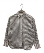 MARIAMcMANUSマリアマクマナス）の古着「ストライプシャツ」｜ホワイト×ブラック
