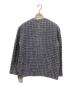 Mila Owen (ミラオーウェン) 金釦パッチポケットルーズツイードジャケット ブルー サイズ:S：6000円
