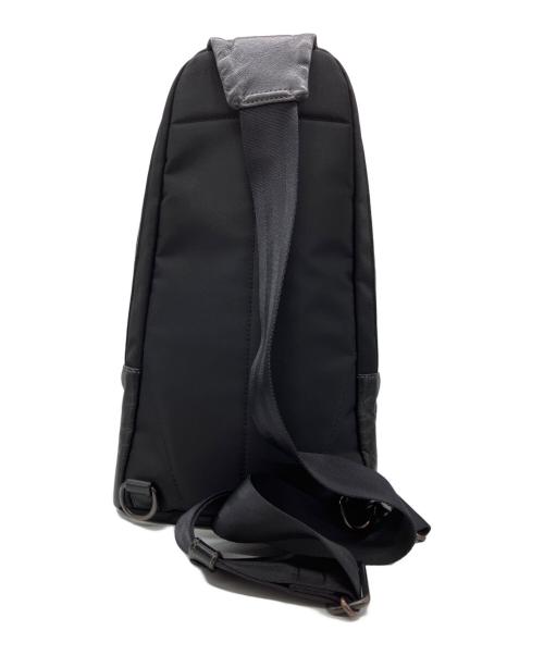 Samsonite（サムソナイト）Samsonite (サムソナイト) レザーコンビボディーバッグ ブラックの古着・服飾アイテム