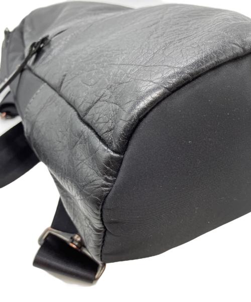 Samsonite（サムソナイト）Samsonite (サムソナイト) レザーコンビボディーバッグ ブラックの古着・服飾アイテム