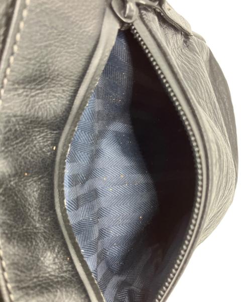 Samsonite（サムソナイト）Samsonite (サムソナイト) レザーコンビボディーバッグ ブラックの古着・服飾アイテム