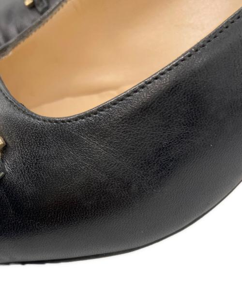 Salvatore Ferragamo（サルヴァトーレ フェラガモ）Salvatore Ferragamo (サルヴァトーレ フェラガモ) ガンチーニパンプス ブラック サイズ:6.5の古着・服飾アイテム