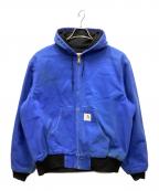 CarHarttカーハート）の古着「DUCK ACTIVE JACKET/ダックアクティブジャケット」｜ブルー