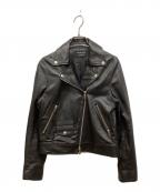 UNITED TOKYOユナイテッドトーキョー）の古着「シープレザーダブルライダースジャケット」｜ブラック