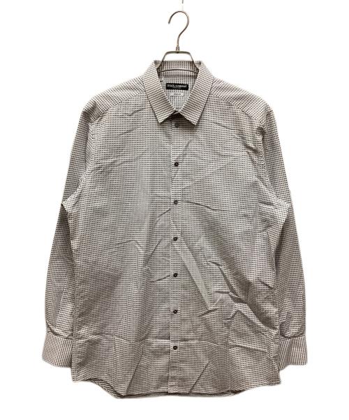 DOLCE & GABBANA（ドルチェ＆ガッバーナ）DOLCE & GABBANA (ドルチェ＆ガッバーナ) ドレスシャツ ホワイト サイズ:17.5の古着・服飾アイテム