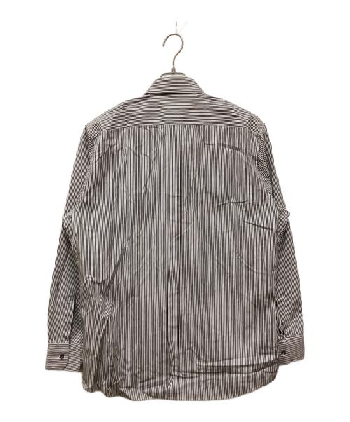 DOLCE & GABBANA（ドルチェ＆ガッバーナ）DOLCE & GABBANA (ドルチェ＆ガッバーナ) ストライプシャツ ホワイト×ブラック サイズ:17.5/44の古着・服飾アイテム