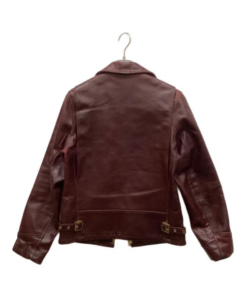Schott（ショット）Schott (ショット) TRUCKER JACKET Horween Leather ボルドー サイズ:36の古着・服飾アイテム