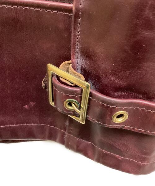 Schott（ショット）Schott (ショット) TRUCKER JACKET Horween Leather ボルドー サイズ:36の古着・服飾アイテム