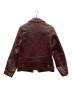 Schott (ショット) TRUCKER JACKET Horween Leather ボルドー サイズ:36：60000円