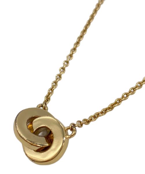 COACH（コーチ）COACH (コーチ) インターロッキング オープン サークル ペンダント ネックレス ゴールドの古着・服飾アイテム