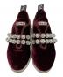 MIU MIU (ミュウミュウ) ビジューベロアスニーカー ボルドー サイズ:36：17000円