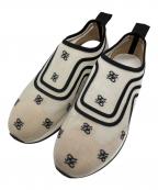 FENDIフェンディ）の古着「FF カーリ グラフィ テクニカルメッシュ スニーカー」｜アイボリー