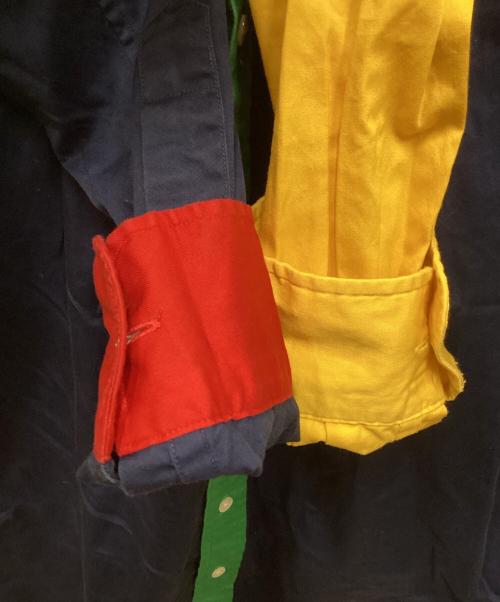 POLO RALPH LAUREN（ポロ・ラルフローレン）POLO RALPH LAUREN (ポロ・ラルフローレン) ブロックカラーシャツワンピース ネイビー サイズ:4の古着・服飾アイテム