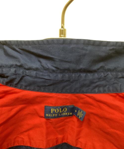 POLO RALPH LAUREN（ポロ・ラルフローレン）POLO RALPH LAUREN (ポロ・ラルフローレン) ブロックカラーシャツワンピース ネイビー サイズ:4の古着・服飾アイテム