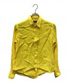 POLO RALPH LAURENポロ・ラルフローレン）の古着「リネンシャツ」｜イエロー