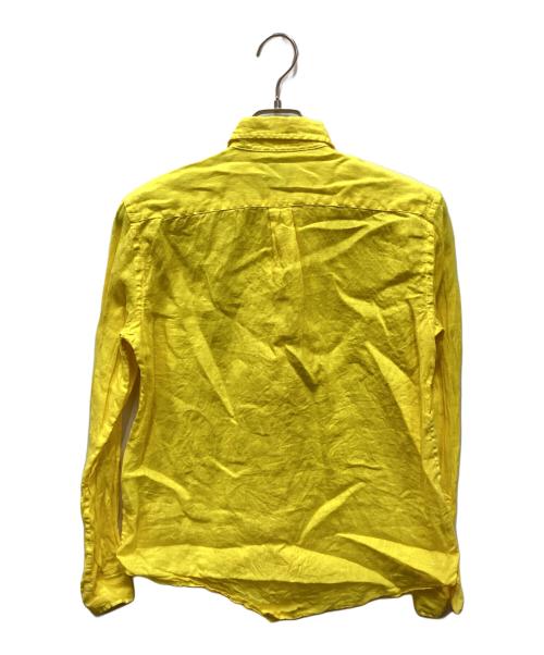 POLO RALPH LAUREN（ポロ・ラルフローレン）POLO RALPH LAUREN (ポロ・ラルフローレン) リネンシャツ イエロー サイズ:Sの古着・服飾アイテム