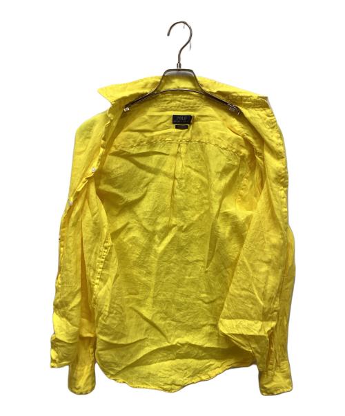 POLO RALPH LAUREN（ポロ・ラルフローレン）POLO RALPH LAUREN (ポロ・ラルフローレン) リネンシャツ イエロー サイズ:Sの古着・服飾アイテム