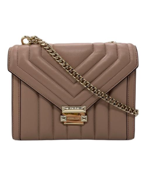 MICHAEL KORS（マイケル・コース）MICHAEL KORS (マイケル・コース) キルテッド2WAYバッグ ライトピンクの古着・服飾アイテム