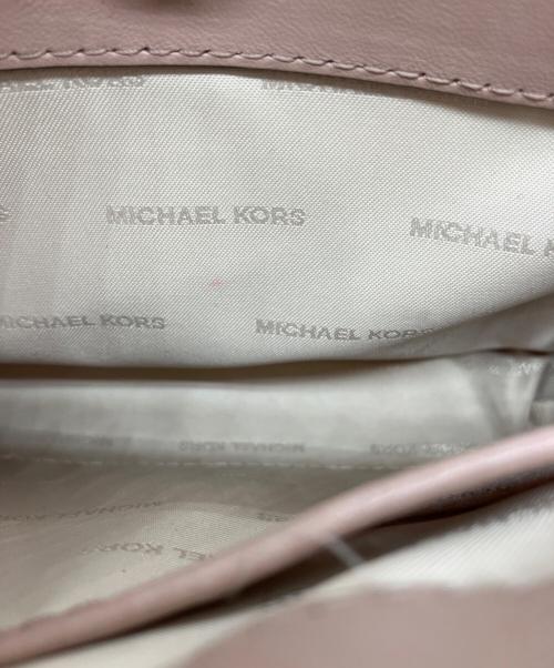 MICHAEL KORS（マイケル・コース）MICHAEL KORS (マイケル・コース) キルテッド2WAYバッグ ライトピンクの古着・服飾アイテム