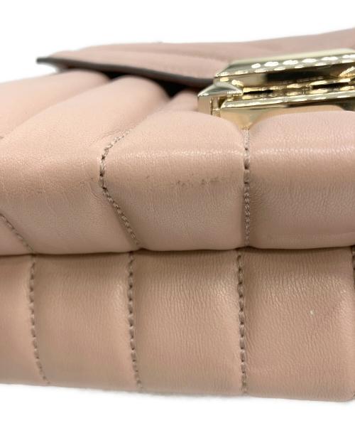 MICHAEL KORS（マイケル・コース）MICHAEL KORS (マイケル・コース) キルテッド2WAYバッグ ライトピンクの古着・服飾アイテム