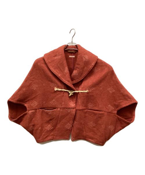 KAPITAL（キャピタル）KAPITAL (キャピタル) ショールカラートグルポンチョ ブラウン サイズ:1の古着・服飾アイテム