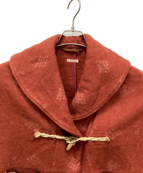 KAPITAL（キャピタル）KAPITAL (キャピタル) ショールカラートグルポンチョ ブラウン サイズ:1の古着・服飾アイテム