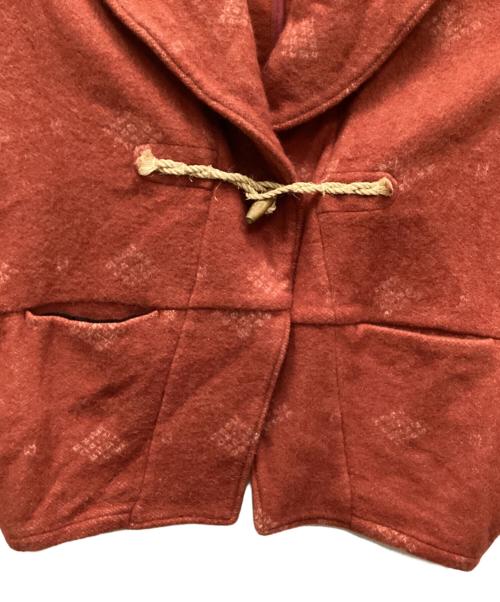 KAPITAL（キャピタル）KAPITAL (キャピタル) ショールカラートグルポンチョ ブラウン サイズ:1の古着・服飾アイテム