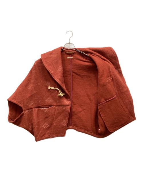 KAPITAL（キャピタル）KAPITAL (キャピタル) ショールカラートグルポンチョ ブラウン サイズ:1の古着・服飾アイテム