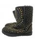 UGG (アグ) JIMMY CHOO (ジミーチュウ) スタッズムートンブーツ ブラック サイズ:24cm：6000円