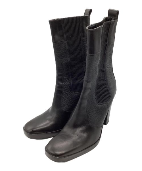 BALENCIAGA（バレンシアガ）BALENCIAGA (バレンシアガ) サイドゴアロングブーツ ブラック サイズ:37　1/2の古着・服飾アイテム