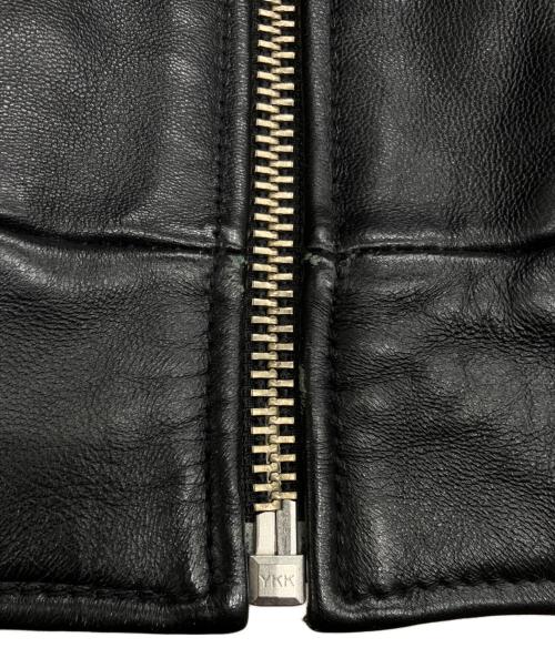 AVIREX（アヴィレックス）AVIREX (アヴィレックス) レザーバーシティージャケット ブラック サイズ:XSの古着・服飾アイテム