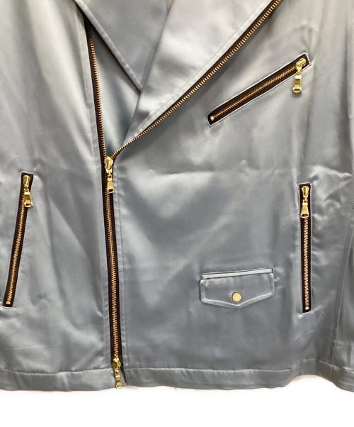 GUILD PRIME（ギルドプライム）GUILD PRIME (ギルドプライム) ダブルライダースジャケット ブルー サイズ:1の古着・服飾アイテム