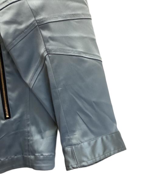 GUILD PRIME（ギルドプライム）GUILD PRIME (ギルドプライム) ダブルライダースジャケット ブルー サイズ:1の古着・服飾アイテム