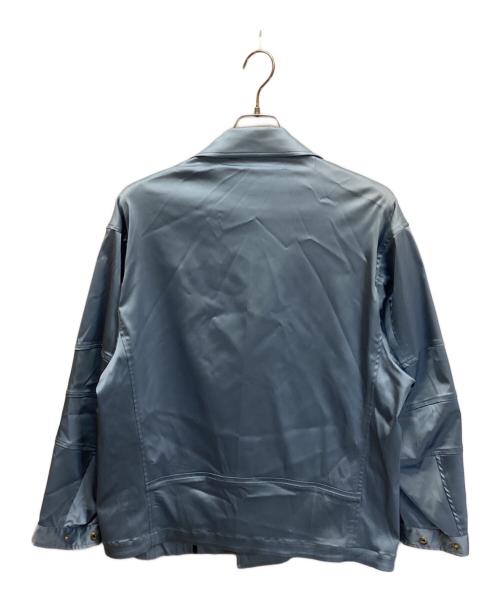 GUILD PRIME（ギルドプライム）GUILD PRIME (ギルドプライム) ダブルライダースジャケット ブルー サイズ:1の古着・服飾アイテム
