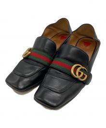 GUCCI（グッチ）の古着「GGマーモントシューズ」｜ブラック