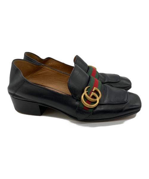 GUCCI（グッチ）GUCCI (グッチ) GGマーモントシューズ ブラック サイズ:37の古着・服飾アイテム