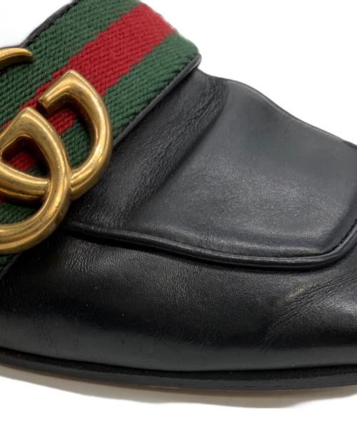 GUCCI（グッチ）GUCCI (グッチ) GGマーモントシューズ ブラック サイズ:37の古着・服飾アイテム