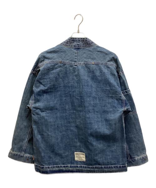 TRUE RELIGION（トゥルー レリジョン）TRUE RELIGION (トゥルー レリジョン) BIG-T DENIM KAKASHI JACKET(ビッグティーデニムカカシジャケット) インディゴ サイズ:FREEの古着・服飾アイテム