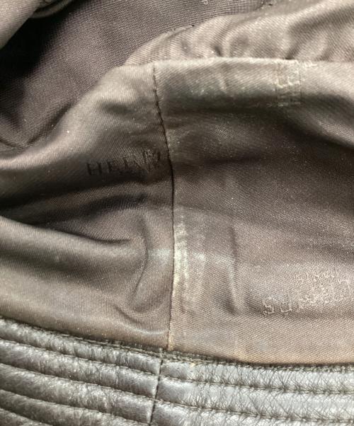 HERMES（エルメス）HERMES (エルメス) ラムレザーハット ブラウンの古着・服飾アイテム