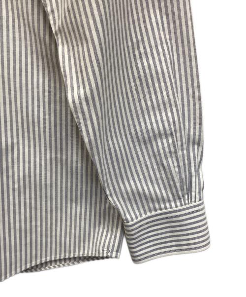BROOKS BROTHERS（ブルックスブラザーズ）BROOKS BROTHERS (ブルックスブラザーズ) ストライプBDシャツ ホワイト×グレー サイズ:Sの古着・服飾アイテム